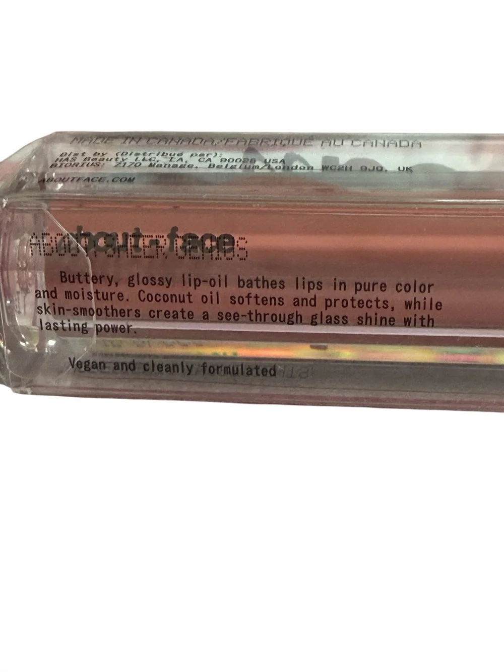 about-face Light Lock Lip Gloss in DOUBLE CLUTCH